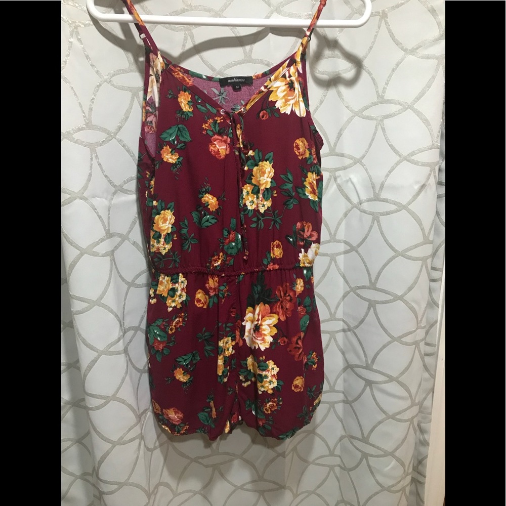Charlotte Russe Floral Romper